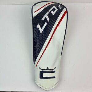 Cobra King LTDX Driver golf club Headcover embroidered white blue red